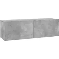 vidaXL Tv-meubel 100x30x30 cm bewerkt hout betongrijs
