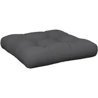 vidaXL Palletkussen 60x61,5x10 cm stof antracietkleurig
