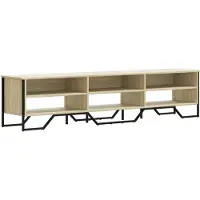 vidaXL Tv-meubel 180x34x41 cm bewerkt hout sonoma eikenkleurig