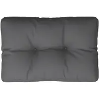 vidaXL Palletkussen 50x40x12 cm stof antracietkleurig