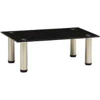 vidaXL Tv-meubel 40x35x17 cm gehard glas zwart