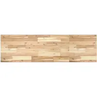 vidaXL Wandschap zwevend 120x40x2 cm onbehandeld massief acaciahout