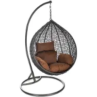 HOME DELUXE Hangstoel Poly rotan CIELO - Met kussens