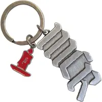 Rock Off My Chemical Romance - MCR Logo Candle Charm Sleutelhanger - Zilverkleurig