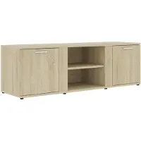 vidaXL Tv-meubel 120x34x37 cm bewerkt hout sonoma eikenkleurig