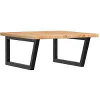 vidaXL Badkamer wandschap staal en massief eikenhout