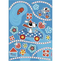 Komar - Muursticker - Jongenskamer - Zelfklevend - Muurdecoratie - Stickers - 50 x 70 cm