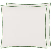 Guild Brera Lino Kussen 43x43 Cm / Emerald - Decoratieve kussens & hoezen Linnen Alabaster - CCDG1475