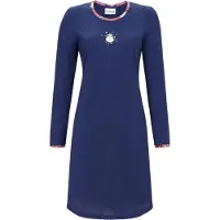 Ringella Katoenen nachthemd blauw schaapje - Blauw - Maat - 44