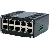 EXSYS Schakelaar, 10-poorts, industriële Ethernet, 10x10/100/1000Tx, 12-48VDC