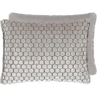 Guild Jabot Kussen 30x40 Cm - Decoratieve kussens & hoezen Katoen Oyster - CCDG1481
