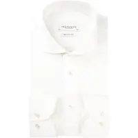 Profuomo overhemd zakelijk slim fit creme wide spread