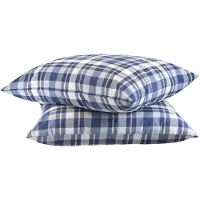 HappyBed Tartan 60x70 - kussensloop set 2 stuks - 100% microvezel - Met rits sluiting