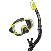 Tusa Sport TUSAsport UC3125 Visio Tri-Ex Snorkelset | Premium Snorkelmasker & Dry-Top Snorkel