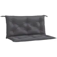 vidaXL Tuinbankkussens 2 st 100x50x7 cm oxford stof antracietkleurig