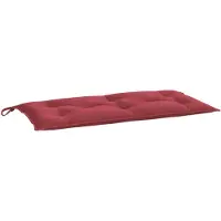 vidaXL Tuinbankkussen 100x50x7 cm oxford stof wijnrood