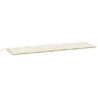 vidaXL Tuinbankkussen 200x50x7 cm oxford stof crèmekleurig