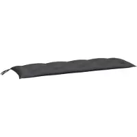 vidaXL Tuinbankkussen 150x50x7 cm oxford stof antracietkleurig