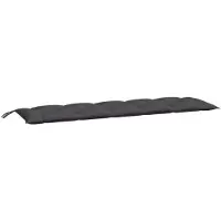 vidaXL Tuinbankkussen 180x50x7 cm oxford stof antracietkleurig