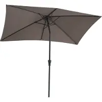 4gardenz parasol rechthoek 150x250cm kantelbaar balkonparasol