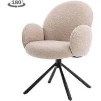 Tower Living Imola swivel armchair - Beige (Beige, 66x91x66cm)