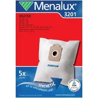 Menalux - STOFZUIGERZAK SYNTH NILFISK EXTREME GM200 3201 5 STUKS + FILTER - 9001961854