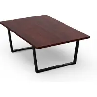 Blumfeldt Bearsdon Eettafel hout, Massief echt houten eettafel, Tafel voor eetkamer, 4 tot 6 personen, Scandinavische keukentafel met metalen poten, 120 cm eettafel, Grote houten tafel, Rustieke eettafel