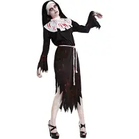 Boland - Kostuum Zombie nun (M/L) - Volwassenen - Zombie;Non - Halloween - Zombie - Non - Horror