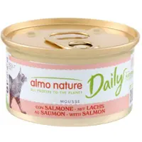 Almo Nature Daily Mousse met zalm natvoer kat (85 g) 24 x 85 g