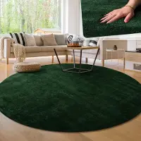 Paco Home Moderne woonkamer tapijt kortpolig wasbaar zacht uni effect bont antislip 200 cm Rund