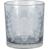 Clayre & Eef Grijze Waxinelichthouder Ø 7*8 cm 6GL3050