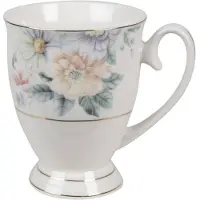 Clayre & Eef Blauwe Mok 11*8*10 cm / 300 ml FLOMU
