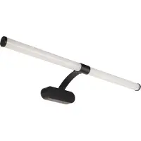 Strühm BRIDA LED Spiegelverlichting - Badkamer Lamp - Schilderijverlichting - 8W - 950 Lumen - 4000K Daglicht wit -Zwart - 600 mm - IP44