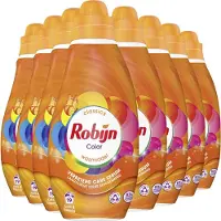 Robijn Klein & Krachtig Classics Vloeibaar Wasmiddel - Color - met Care Serum - 8 x 19 wasbeurten