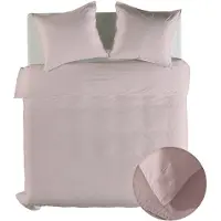 Yellow Suites Dekbedovertrek Linnen - Petal Pink 260 x 200/220 cm