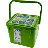 Benza Afvalbak Keuken Compostemmer Geurdicht - 4.5 Ltr – Groen – BPA Vrij