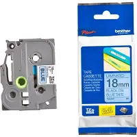 Brother Tape TZe-541 Zwart op blauw (18 mm)