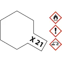 Tamiya Hobbyverf Acrylverf - X-21 Flate Base Primer - Matt - Acryl - 23ml Verf potje - 23 ml
