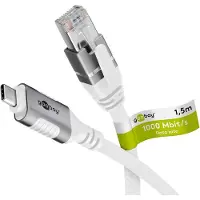 Goobay S/FTP Cat 6 - 1.5 meter - Wit -