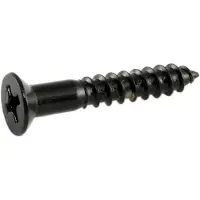 AllParts GS0063003 Zwarte Brugmontageschroeven #8 x 1 - 5 stuks