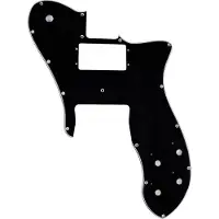 Fender 54523049 pickguard ‘72 Tele Custom, 16 screw holes, 3-ply, black