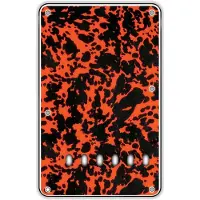 Boston BP-313-WCO back plate, string spacing 11,2mm, 3 ply, standard Stallion, 86x138mm, wildcat orange