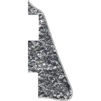 Boston LP-413-PB pickguard, LP-model, standard, 4 ply, pearl black