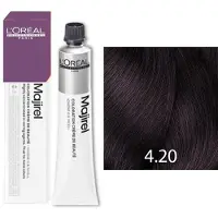 L'Oréal - Majirel - Haarverf - 4.20 Intense Purple Chestnut - 50 ml