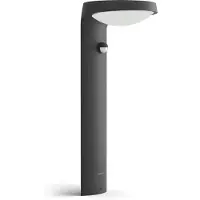 Philips Sokkellamp Tyla Antraciet 9w Met Sensor