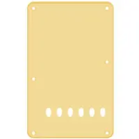 Boston BP-113-C back plate, string spacing 11,2mm, 1 ply, standard Stallion, 86x138mm, cream