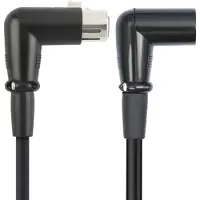 Dolphix XLR (m) haaks - XLR (v) haaks audiokabel | 5 meter