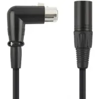 Dolphix XLR (m) - XLR (v) haaks audiokabel | 0,50 meter