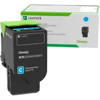 Lexmark 78C2XC0 toner cartridge cyaan extra hoge capaciteit (origineel)