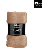 In the Mood Collection Famke Fleece Plaid – L180 x B130 cm – Beige